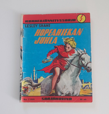 Korkeajännitys sarjakuvalehti   nro:7/1959 Lesley Shane