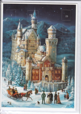 Neuschwanstein linna (kalenterikortti)