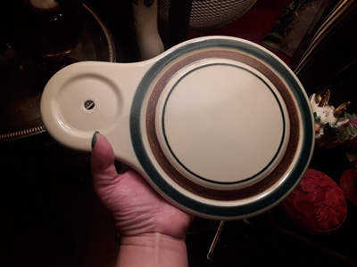 Arabia Atelje Aamias setti.Tarjoilualusta / talouslevy 1030g