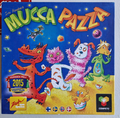 Mucca Pazza vuoden lastenpeli 2015