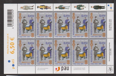 2006 Posti- ja logistiikka unioni ( PAU ) ** arkki LaPe 1769