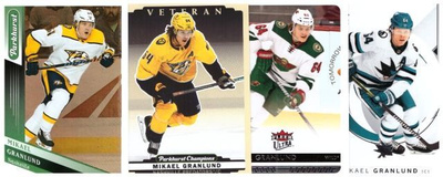 4 x MIKAEL GRANLUND Wild, Predators, Sharks
