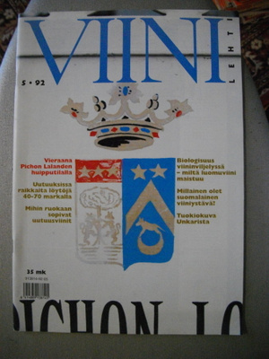 Viini lehti Nro 5/1992 (10.11)
