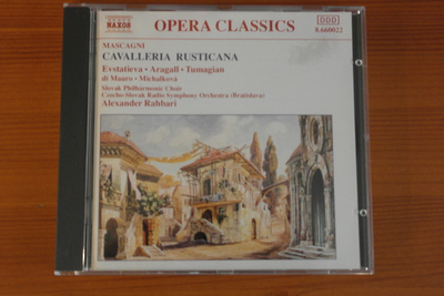 Mascagni:Cavalleria Rusticana CD.Opera.