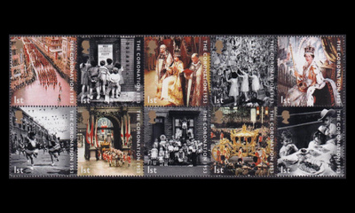 Iso-Britannia 2121-30zb ** Kuningatar Elisabetin kruunajaisi