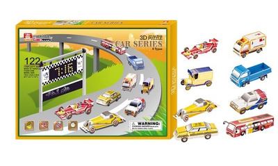 3D-Palapeli Autot (uusi paketti)