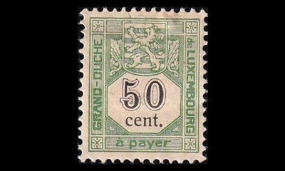 Luxemburg P-6 * Porto 50 C (1907)
