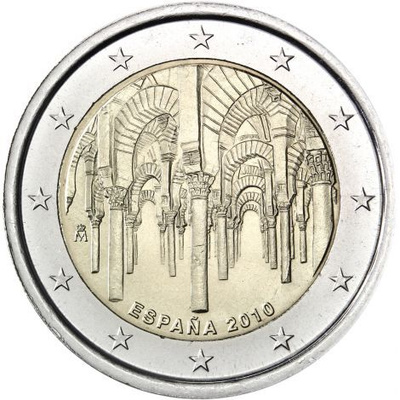 Espanja 2010 2 € Cathedral of Córdoba UNC