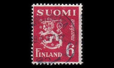 299 ** Leijona 6 mk Lappeenranta x9.4.47 (1945)