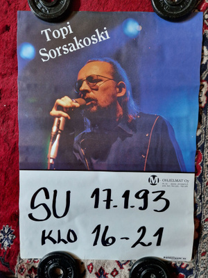 Topi Sorsakoski Keikkajuliste 42×60cm