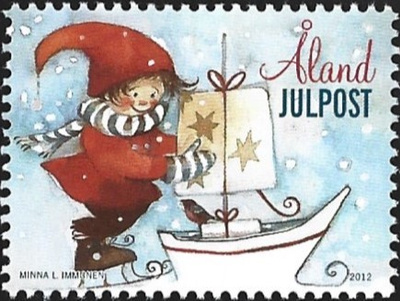 Åland 2012  Joulu  Julpost  ** LaPe 360