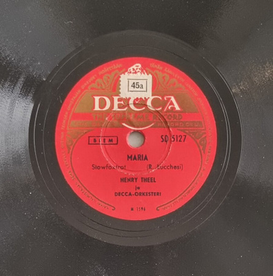 Savikiekko 1951 - Henry Theel - Decca SD 5127