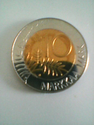 Suomi 10 markkaa 1993, EU