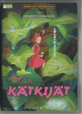 KÄTKIJÄT – Suomi 2-DVD 2010 / 2012 - Arrietty, Studio Ghibli