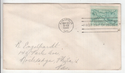 USA FDC 1949 annapolis