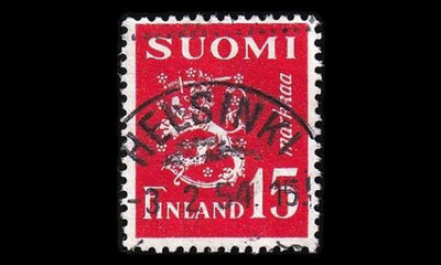 400 o Leijona 15 mk loisto Helsinki 3.2.54 (1952)