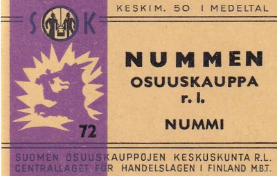 Nummi, Nummen  osuuskauppa r.l.  6/6