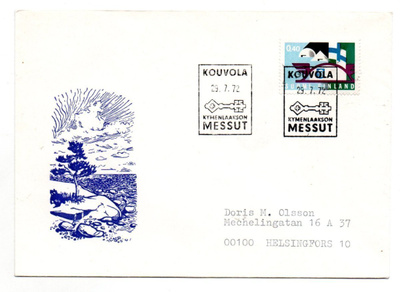 Kouvola: Messut (erikoisleima 29.7.1972)