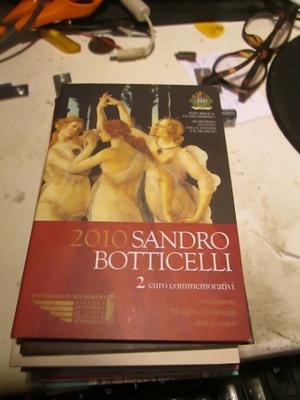 2010 San Marino juhlaraha Sandro Botticelli