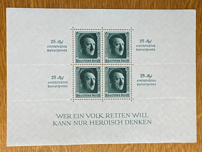 SAKSA REICH 1937 NURNBERGIN PUOLUEPÄIVÄT BL11**