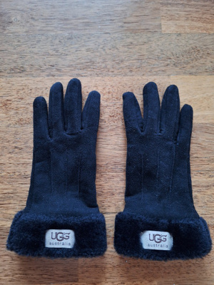 UGG MUSTAT LÄMPIMÄT KÄSINEET K. 7,5