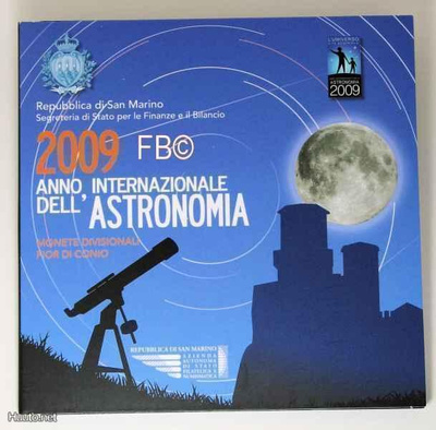 2009 San marino BU setti 1c- 5euro