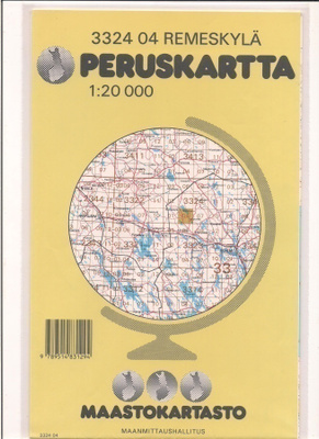 Peruskartta 1:20 000 Remeskylä
