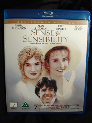 Järki ja tunteet - Sense and sensibility (1995) Blu-ray