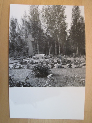 VANHA Valokuva Jämsänkoski Sankarihaudat 1940-l