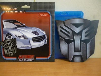 TRANSFORMERS AUTOBOT CAR MAGNET (25 265) 15 x 15cm taipuisa
