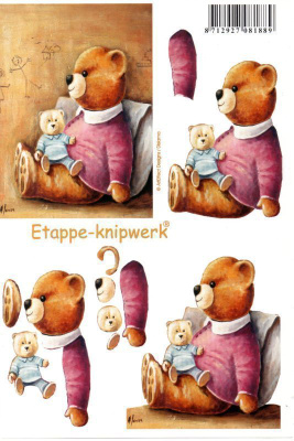 3D  "NALLE & PEHMOLELU" /Etappe-Knipwerk