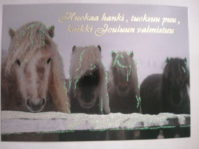 Huokaa hanki, tuoksuu puu, kaikki Jouluun valmistuu