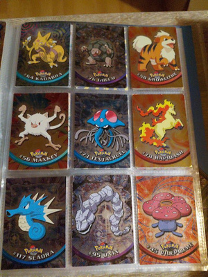 Pokemon Topps holoja 27kpl