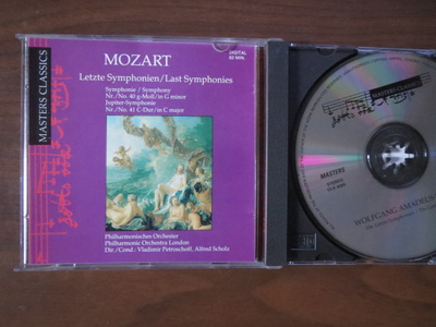 W.A. Mozart: Die Letzte Symphonien/The Last Symphonies CD