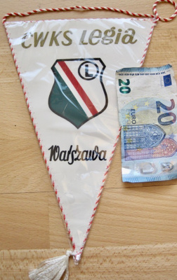 VANHA Viiri Puola Poland CWKS Legia Varsova Jalkapallo ym
