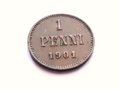 1 penni 1901