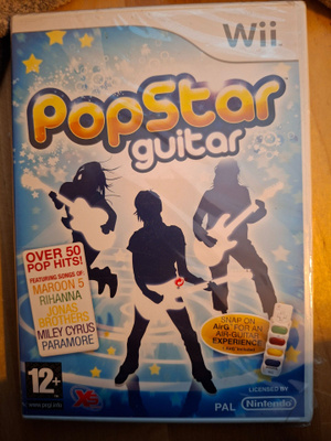 WII Popstar Guitar avaamaton NIB