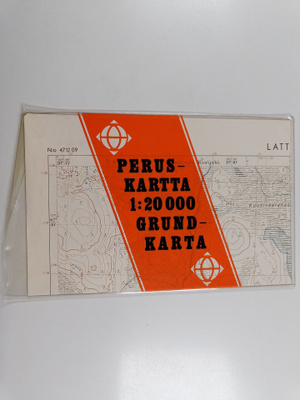 Topografinen kartta 1:20 000, N:o 4712 09 : Lattuna