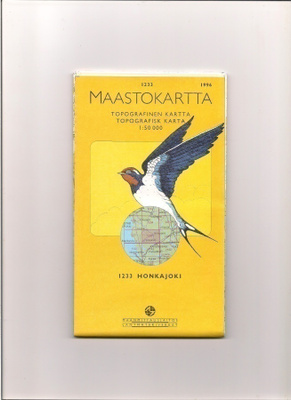 Maastokartta 1:50 000 Honkajoki