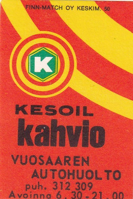 Vuosaari, Vuosaaren Autohuolto, Kesoil kahvio  b593