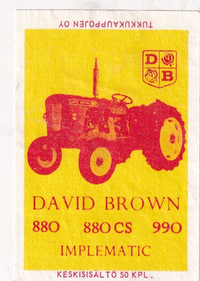 David Brown, traktori Implematic.  s61
