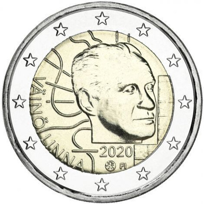 SUOMI ERIKOISEURO 2 EUROA 2020 (VÄINÖ LINNA) 