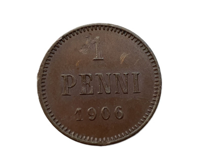 1 penni 1906