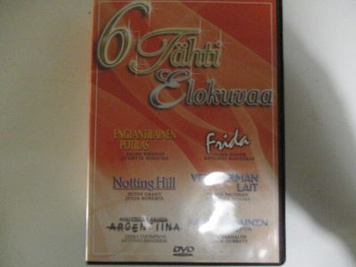 DVD 6 TÄHTI ELOKUVAA