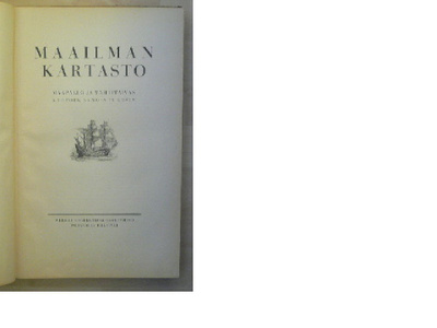 Maailman  kartasto   1935