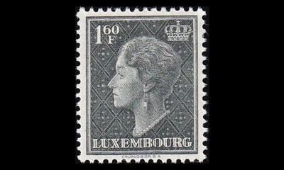 Luxemburg 452 ** Käyttösarja Charlotte 1.60 F (1948)