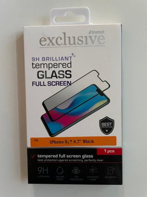 Insmat Brilliant Glass Apple iPhone 8/7 näytönsuoja