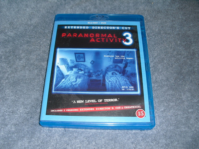 PARANORMAL ACTIVITY 3 (BD+DVD, 2011, Suomi-text)***