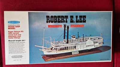 Robert E Lee Mississippi Steamboat rakennussarja 1972