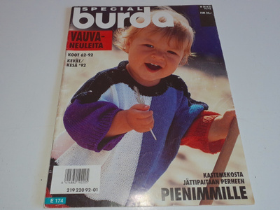 Burda special vauvaneuleita kevät/kesä 1992